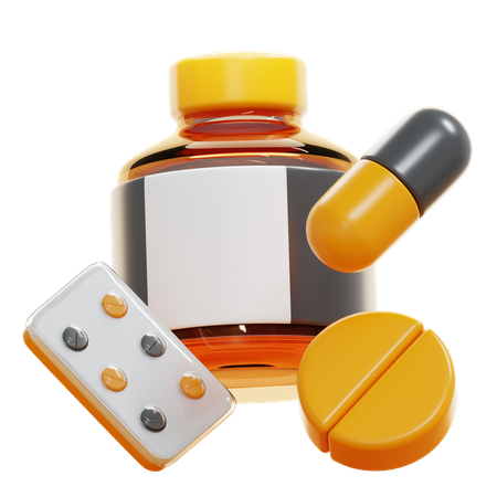 MEDICATION  3D Icon