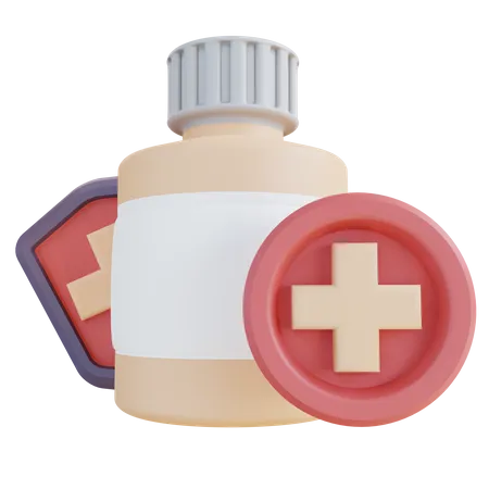 Medicamento  3D Icon