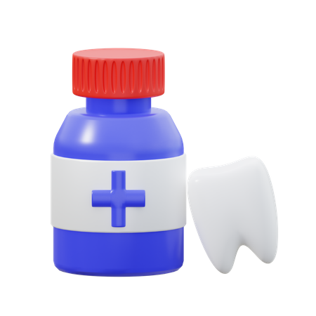 Medicina dental  3D Icon