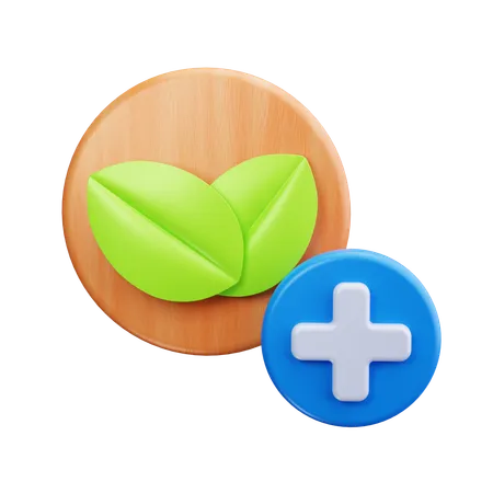 Medicina natural  3D Icon