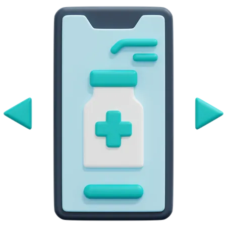 Medicina on-line  3D Icon