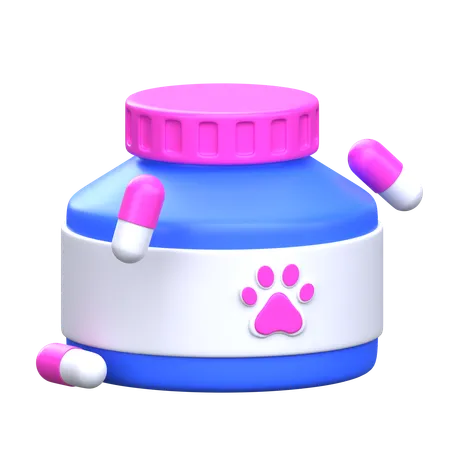 Medicina para mascotas  3D Icon