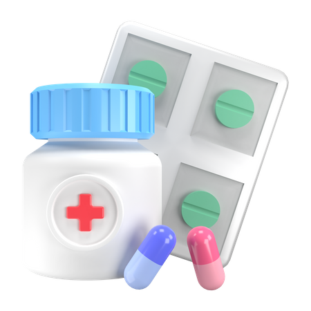 Medicine  3D Illustration