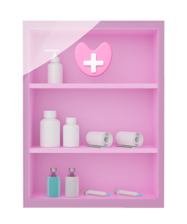 Medicine Cabinet  3D Icon