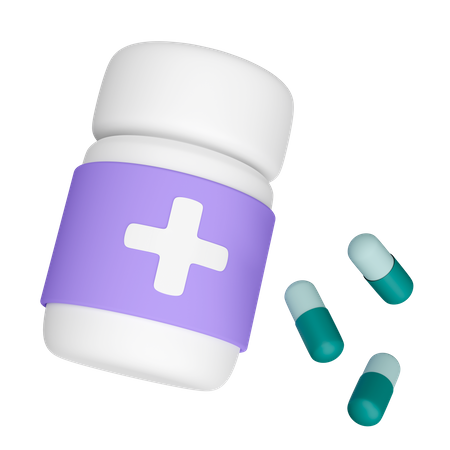 Medicine Jar  3D Icon