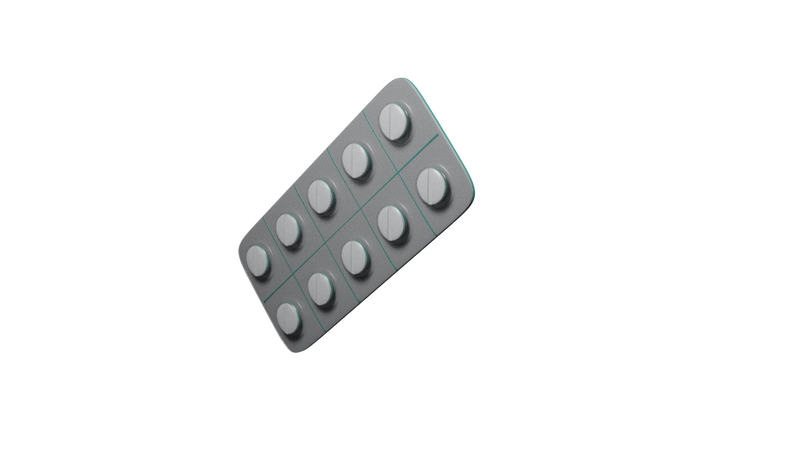 Medicine strip  3D Icon