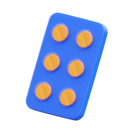 Medicine Strip  3D Icon