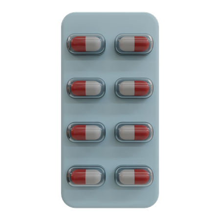 Medicine Strip  3D Icon