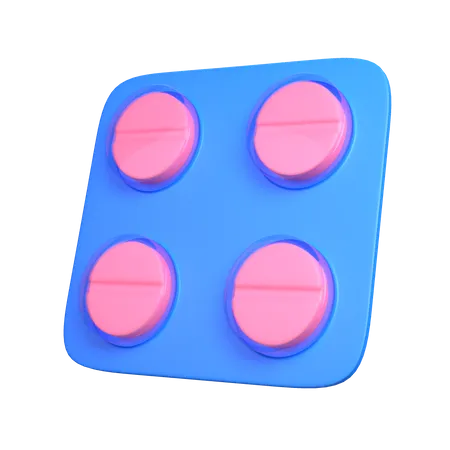 Medicine Strip  3D Icon