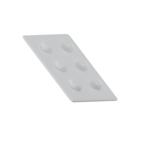 Medicine Strip  3D Icon