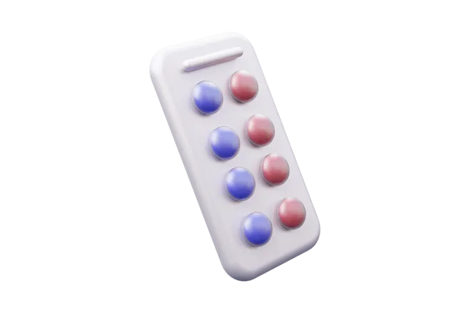 Medicine Strip  3D Icon