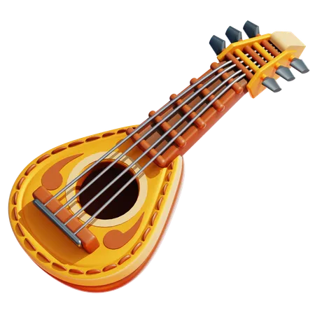 MEDIEVAL GUITAR  3D Icon