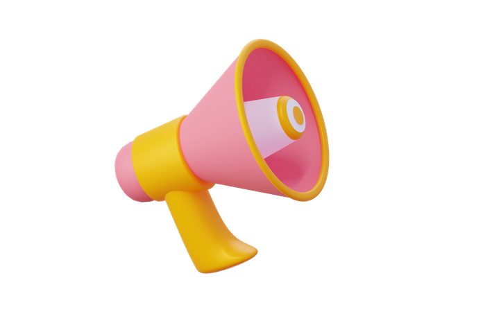 Megaphone  3D Icon