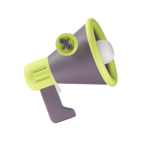 Megaphone  3D Icon