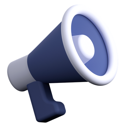 Megaphone  3D Illustration