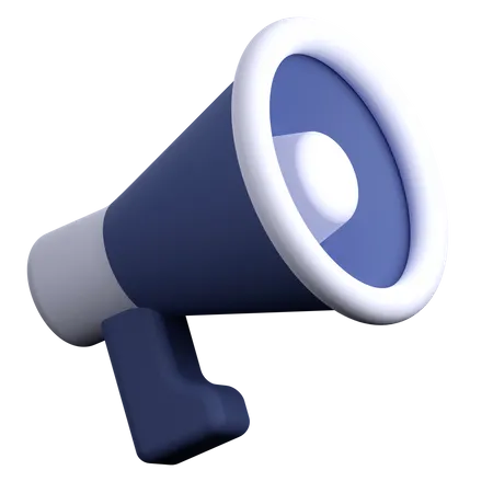 Megaphone  3D Illustration