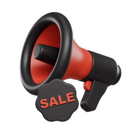 Megaphone Promotion  3D Icon