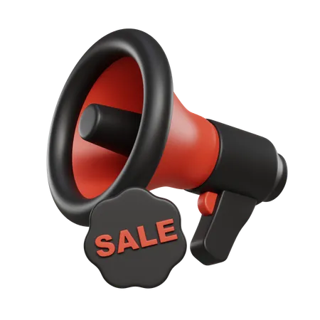 Megaphone Promotion  3D Icon