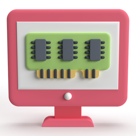 Memoria RAM  3D Icon