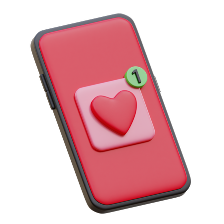 Mensaje de amor  3D Icon