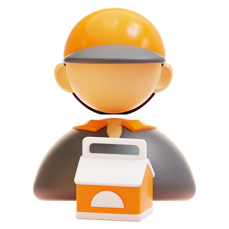 Mensajero  3D Icon