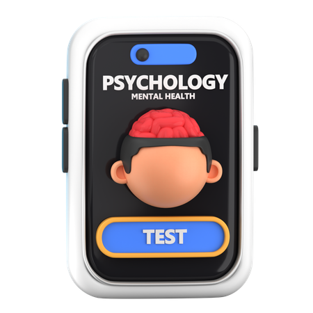 Mental Health App  3D Icon