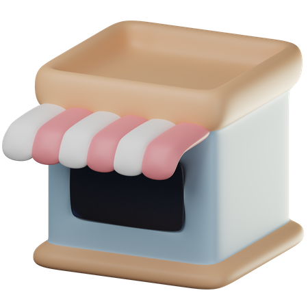 Mercado  3D Icon