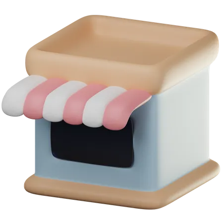 Mercado  3D Icon