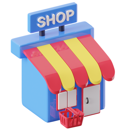 Mercado  3D Icon