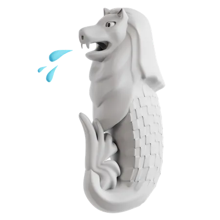 Merlion Park  3D Icon