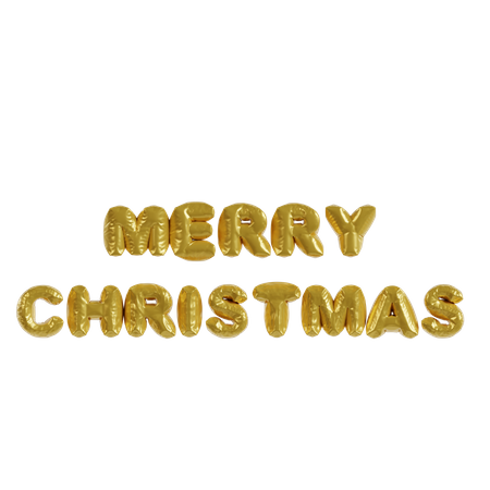 Merry Christmas  3D Icon