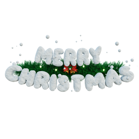 Merry Christmas  3D Icon