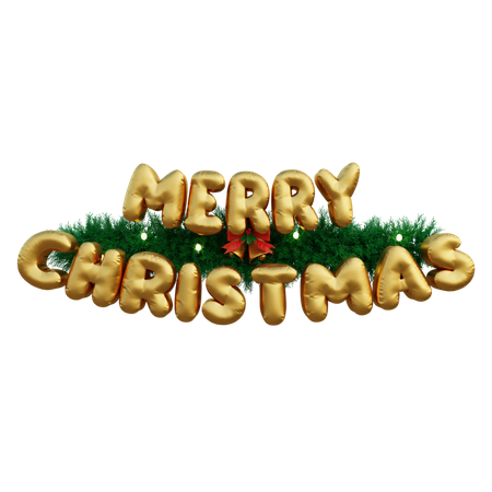 Merry Christmas  3D Icon