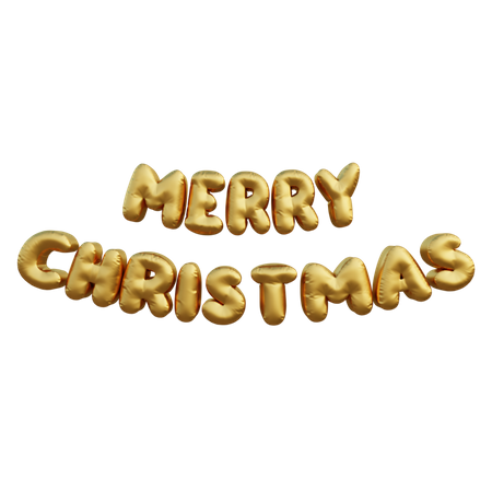 Merry Christmas  3D Icon