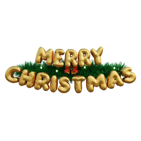 Merry Christmas  3D Icon