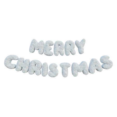 Merry Christmas  3D Icon