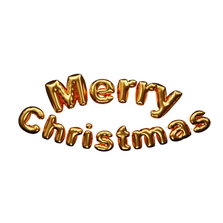 Merry Christmas  3D Icon