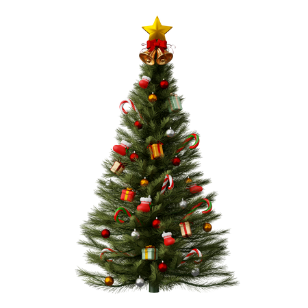 Merry Christmas Tree  3D Icon