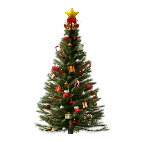 Merry Christmas Tree  3D Icon