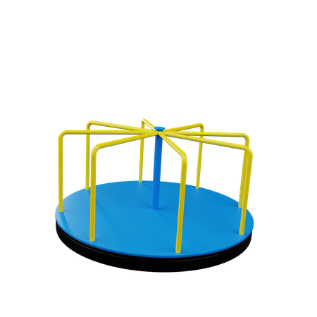 Merry Go Round  3D Illustration