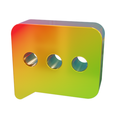 Message  3D Icon