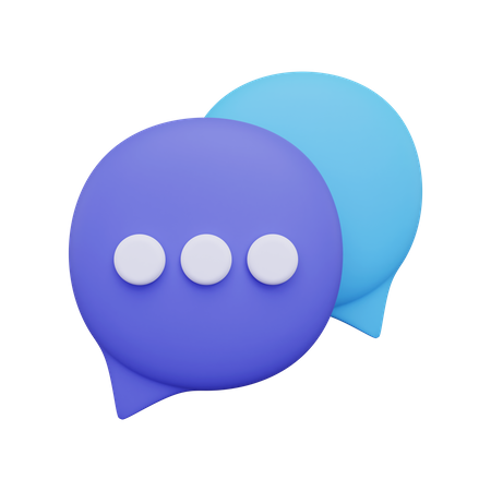 Message Bubble  3D Illustration