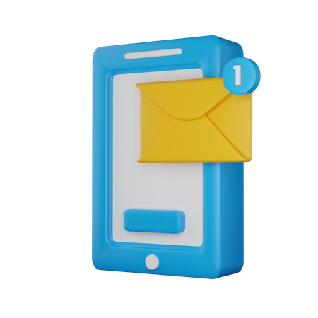 Message Notification  3D Icon