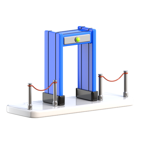 Metal Detector  3D Icon