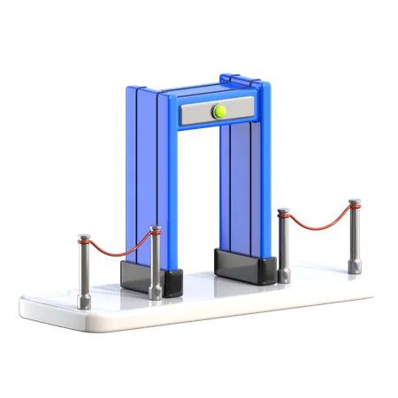 Metal Detector  3D Icon