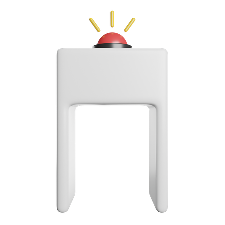 Metal Detector  3D Icon