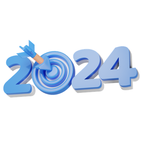 Metas para 2024  3D Icon