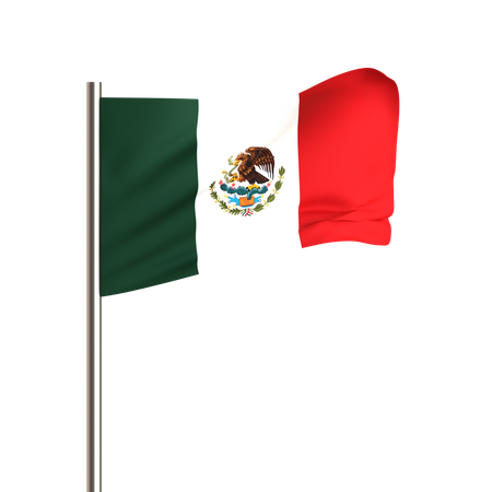 Mexican Flag  3D Icon