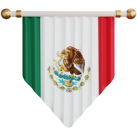 Mexico Flag  3D Icon