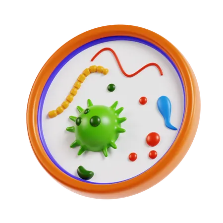 Microbiology  3D Icon